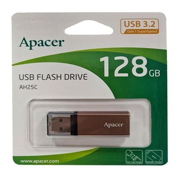 Флеш-накопитель Apacer USB 3.2 Gen 1 AH25C 128GB Bronze
