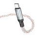 Кабель HOCO U112 Shine 60W charging data cable для Type-C to Type-C Gray