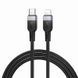 Кабель HOCO X109 Energy PD silicone charging data cable iP(L=1M) Black