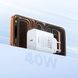 Сетевое зарядное устройство HOCO C162A Source single port PD40W charger set(C to C) White