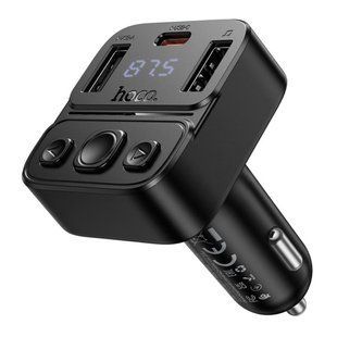 ОЗУ с FM-модулятором HOCO E87 Delta 35W(1A1C) BT FM transmitter
