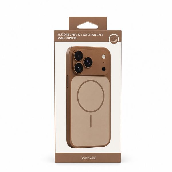 Чехол для смартфона Silicone Creative Variation Case MAG COVER Apple iPhone 14 Pro Max 3,Gold of the desert