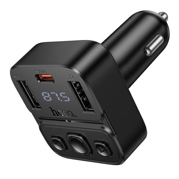 ОЗУ с FM-модулятором HOCO E87 Delta 35W(1A1C) BT FM transmitter