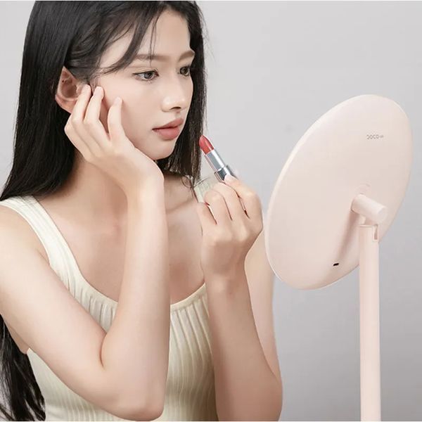 Зеркало для макияжа Xiaomi DOCO LED Beauty Sunlight Small Mirror Standard Edition Simple White