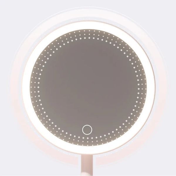 Зеркало для макияжа Xiaomi DOCO LED Beauty Sunlight Small Mirror Standard Edition Simple White