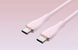 Кабель Vention USB 2.0 C Male to C Male 5A Cable 1M Pink Silicone Type (TAWPF)