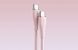 Кабель Vention USB 2.0 C Male to C Male 5A Cable 1M Pink Silicone Type (TAWPF)