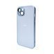 Чохол для смартфона AG Glass Matt Frame Color Logo for Apple iPhone 12 Sierra Blue