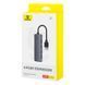 USB-хаб Baseus UltraJoy Series 4-Port HUB Lite 50cm Space Grey (USBA to USB3.0*4+Type-C5V)