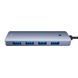 USB-хаб Baseus UltraJoy Series 4-Port HUB Lite 50cm Space Grey (USBA to USB3.0*4+Type-C5V)