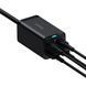 Мережевий зарядний пристрій Baseus GaN3 Pro Desktop Fast Charger 2U+2C 100W EU Black