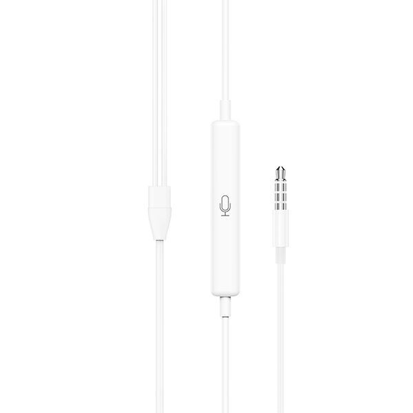 Наушники проводные HOCO M101 Crystal (3.5mm) White