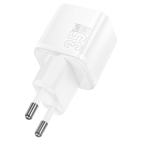 Сетевое зарядное устройство HOCO N66 Ingenious single port PD35W charger White