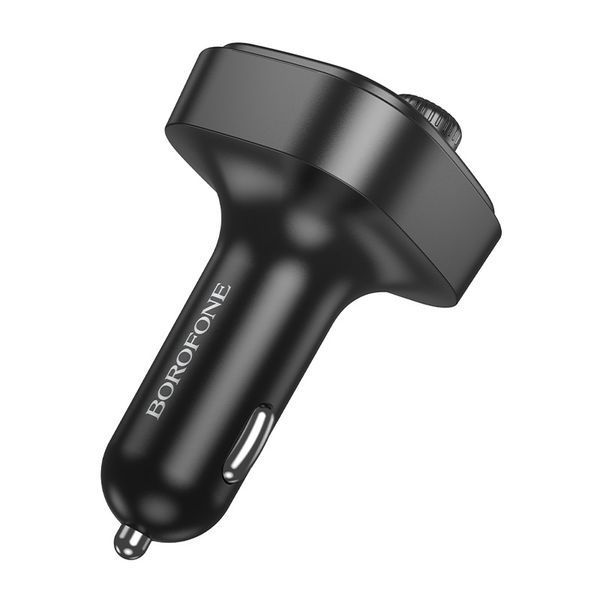 ОЗУ с FM-модулятором BOROFONE BC59 Heroic car BT FM transmitter Black