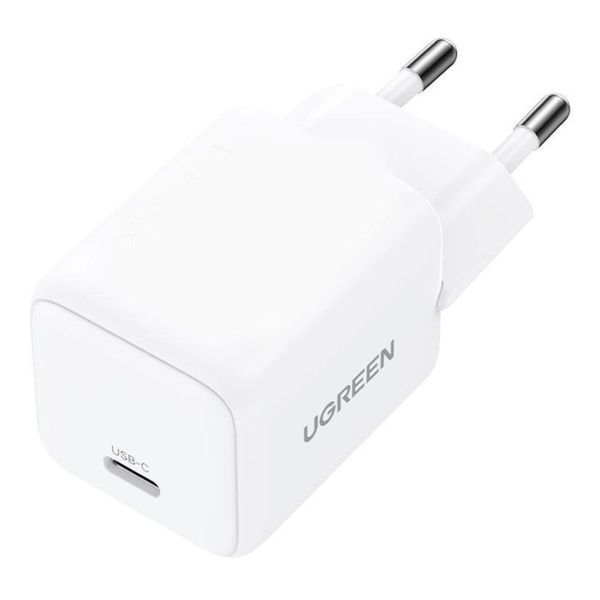 Мережевий зарядний пристрій UGREEN 20W USB-C GaN Fast Charger EU