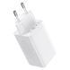 Мережевий зарядний пристрій з кабелем Baseus GaN5 Pro Fast Charger 2C+U 65W EU White (Baseus Xiaobai charging Cable Type-C to Type-C 100W)