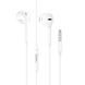 Наушники проводные HOCO M101 Crystal (3.5mm) White