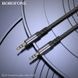 Аудиокабель BOROFONE BL24 3.5mm male to 3.5mm male, nylon braid, 1m, Metal Grey