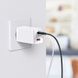 Мережевий зарядний пристрій з кабелем Baseus GaN5 Pro Fast Charger 2C+U 65W EU White (Baseus Xiaobai charging Cable Type-C to Type-C 100W)