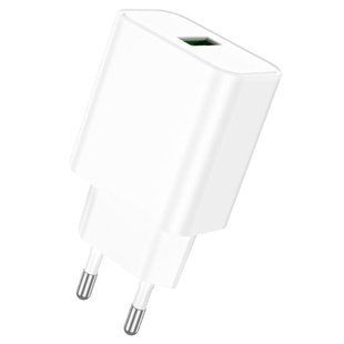 Сетевое зарядное устройство для BOROFONE BA72A Spring single port QC3.0 charger White