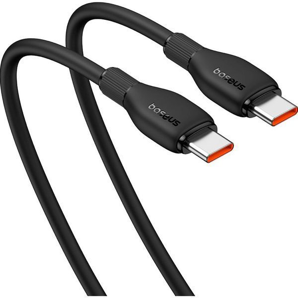 Кабель Baseus Pudding Series Fast Charging Cable Type-C to Type-C 100W 1.2m Cluster Black