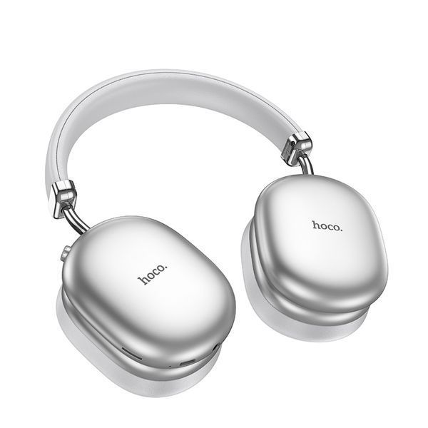 Беспроводные накладные наушники HOCO W35 Max Auspicious ANC noise reduction BT headphones Silver