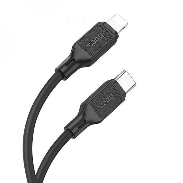 Кабель HOCO X90 Cool silicone PD обеспечивает data cable для iP Black