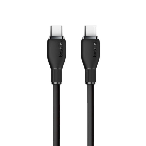 Кабель Baseus Pudding Series Fast Charging Cable Type-C to Type-C 100W 1.2m Cluster Black