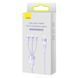 Кабель Baseus Flash Series Ⅱ Two-for-three Charging Cable U+C to M+L+C 100W 1.2m Purple