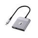 USB-Hub WIWU Traveling 3in1 USB C hub Wi-HB002 Gray