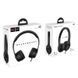 Навушники дротові HOCO W21 Graceful charm wire control headphones Black