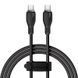 Кабель Baseus Pudding Series Fast Charging Cable Type-C to Type-C 100W 1.2m Cluster Black