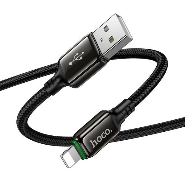 Кабель HOCO X127 Exceed charging data cable iP Black