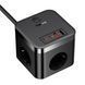 Мережевий зарядний пристрій Baseus PowerCombo Cube Power Strip 3AC+2U+2C 30W 1.5m EU Cluster Black