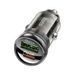 Автомобильное зарядное устройство HOCO Z53A Vision PD30W+QC3.0 car charger Transparent Black