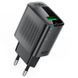 Сетевое зарядное устройство для ACEFAST A90 QC18W GaN single USB-A charger (EU) Black