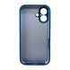 Чохол для смартфона Silicone Full Case AA Camera Protect for Apple iPhone 16 38,Surf Blue