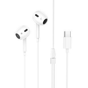 Наушники проводные HOCO M1 Max (Type-C) White