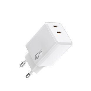 Мережевий зарядний пристрій WIWU Cube 67W 2C+A GaN Fast Charger Wi-G026 EU White