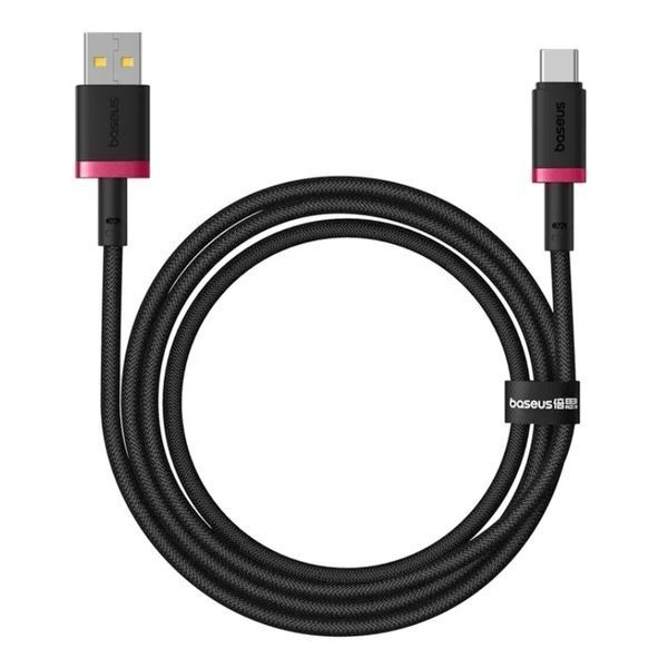 Кабель Baseus Dura Series Fast Charging Cable USB to Type-C 60W 2m Red+Black