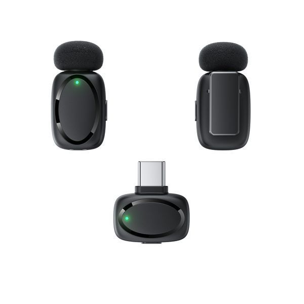 Беспроводная микрофонная система ACEFAST R2 dual-mic (Type-C) Black