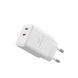 Мережевий зарядний пристрій WIWU Cube 67W 2C+A GaN Fast Charger Wi-G026 EU White