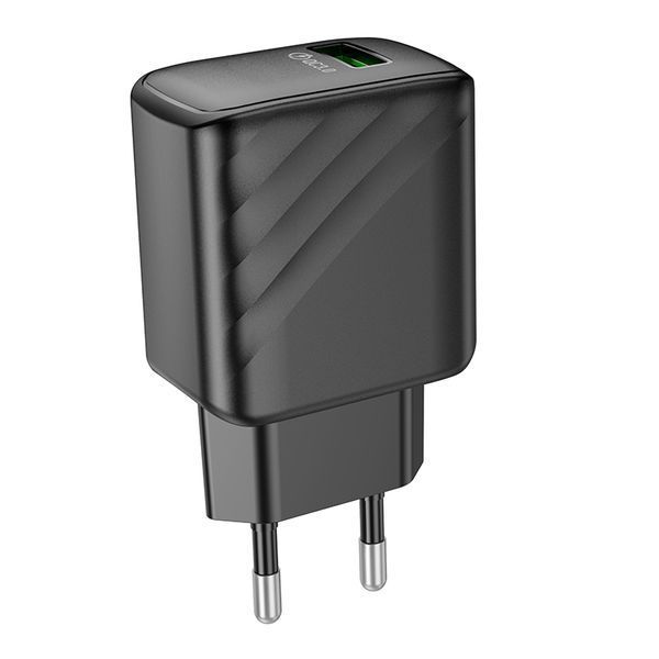 Сетевое зарядное устройство HOCO CS21A Rich single port QC3.0 charger Black