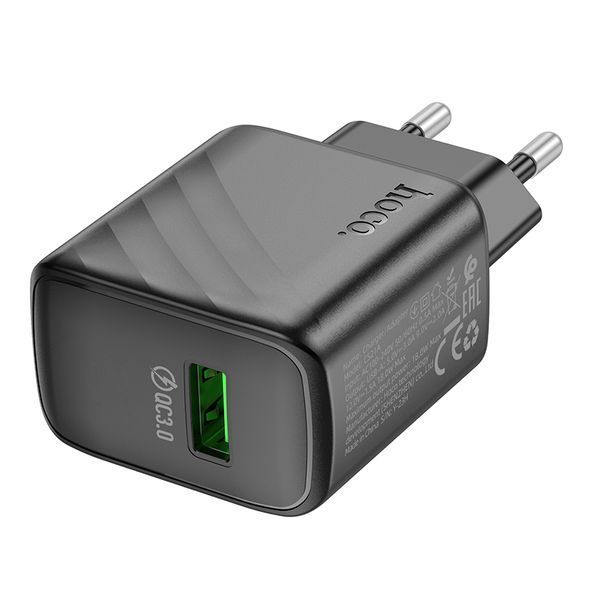 Сетевое зарядное устройство HOCO CS21A Rich single port QC3.0 charger Black