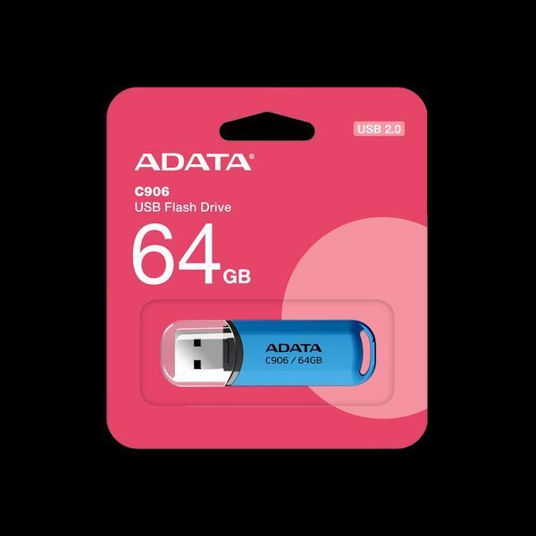 Флеш-накопитель ADATA USB 2.0 C906 64Gb Water Blue