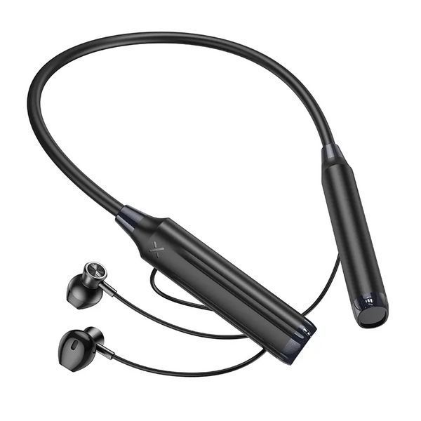 Беспроводные спортивные наушники BOROFONE BE64 Perfect neckband BT earphones Black