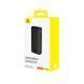 Зовнішній акумулятор Baseus Airpow Fast Charge Power Bank 20000mAh 20W Cluster Black (With Simple Series Containing universal USB to Type-C 50cm)