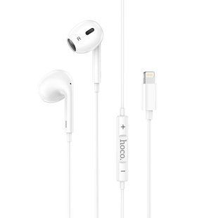 Наушники проводные HOCO M1 Max (Lightning) White