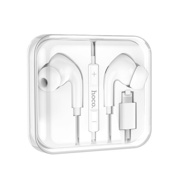 Навушники дротові HOCO M111 Pro Primero digital headset (Lightning) White