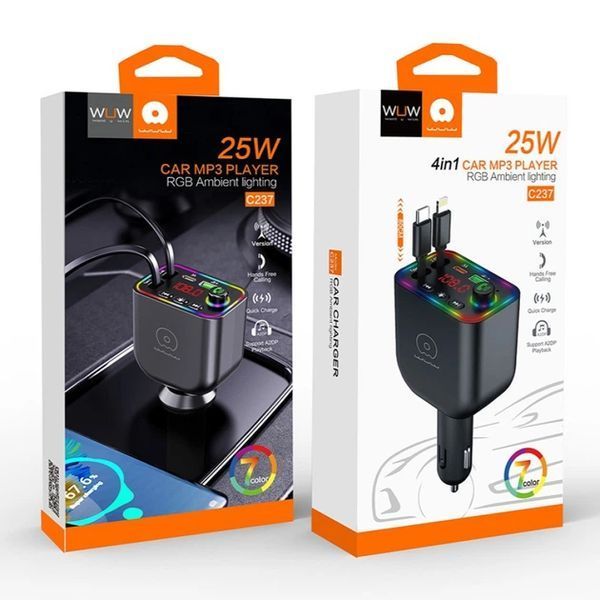 ОЗУ с FM-модулятором WUW-C237 black